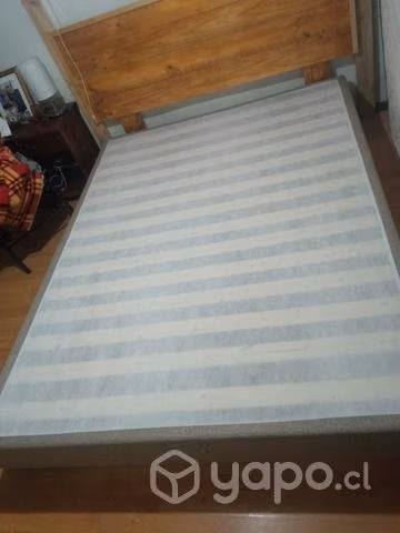 Cama 2 plazas para matrimonio nueva usada por apur