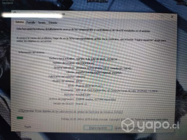 Notebook lenovo z40-75 AMD A10/ 240 SSD/ 8 RAM - Imagen 3