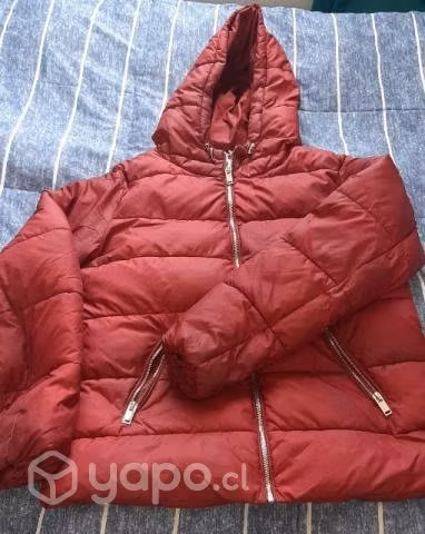 Cgaqueta de cuero, abrigos y parkas