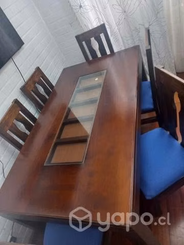 Comedor de 6 sillas usado muy poco excelente