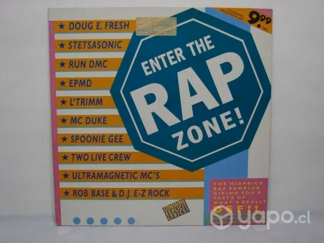 Vinilo Varios Enter The Rap Zone Mc Duke, Epmd, L