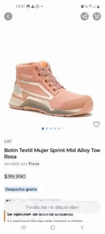 Zapatos de seguridad marca caterpillar - Imagen 3