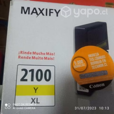 Tintas canon 2100xl colores originales de alta - Imagen 2