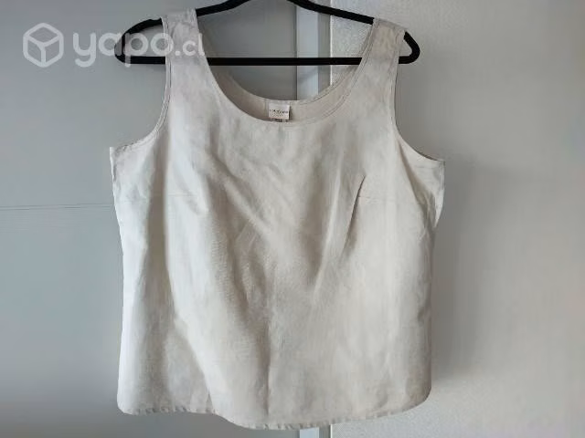 Blusa de Lino color beige