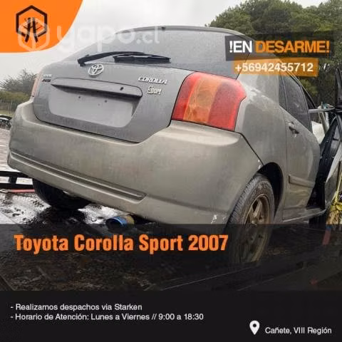 Panel calefaccion toyota corolla sport 2007