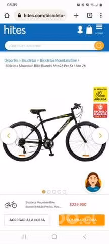 Bicicleta aro 26 y tv 24pl - Imagen 5