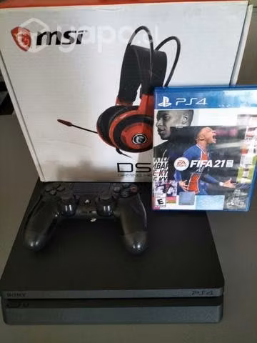 Play 4 + audífonos MSI gaming