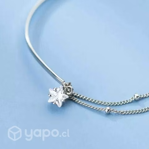 Pulsara plata de ley sterling 925 semiesclava