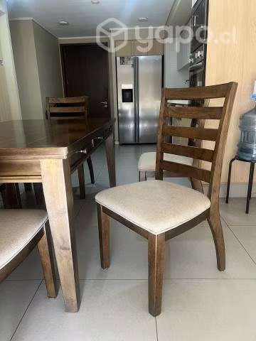 Juego de comedor rectangular madera marca Ashley