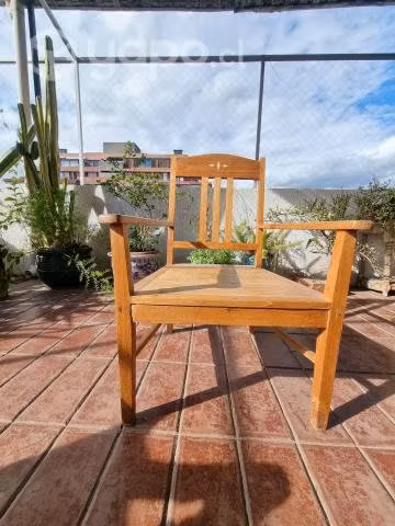 Par de sillas de fina madera tallada