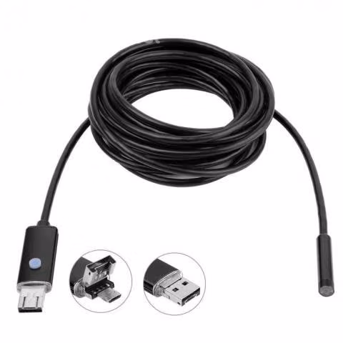 Endoscopio Boroscopio Android PC USB Camara 5m