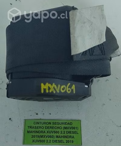 Cinturón Seguridad Trasero Derecho (MXV061) Mahind
