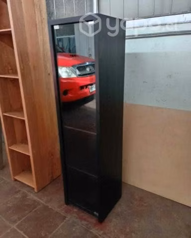 Mueble para vinilos c/puerta negro - Imagen 4