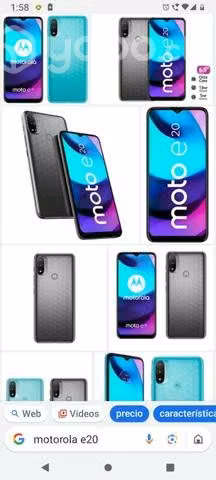 Celular Motorola e20 gris