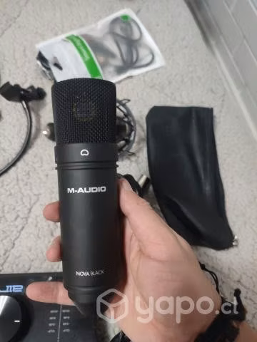 Interfaz m audio air + micrófono m audio