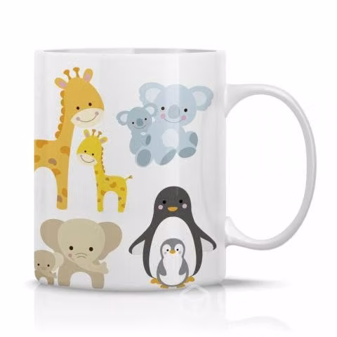 Taza/Tazon/Mug Animales Bebes 227
