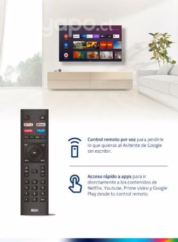 Televisor BGH Android Smart TV 58" UHD 4K