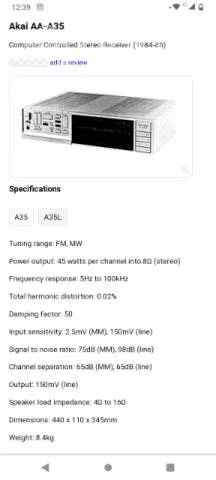 Akai AA-A35