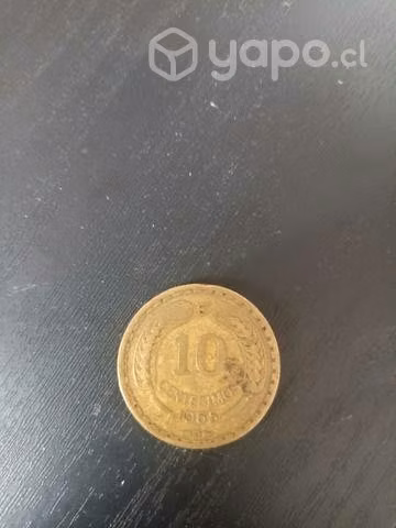 Moneda antigua de 10