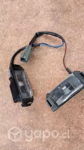 Conjunto Luz Porta Patente Kia Rio 3/4 Año 15-17