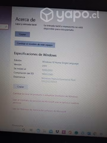 Notebook HP 240G7/ Intel inside.