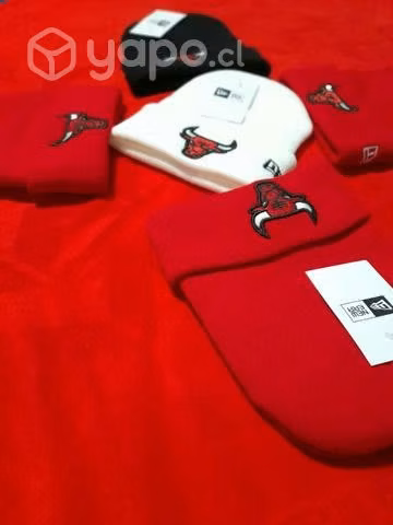 Gorro de lana Chicago bulls rojo - Imagen 3