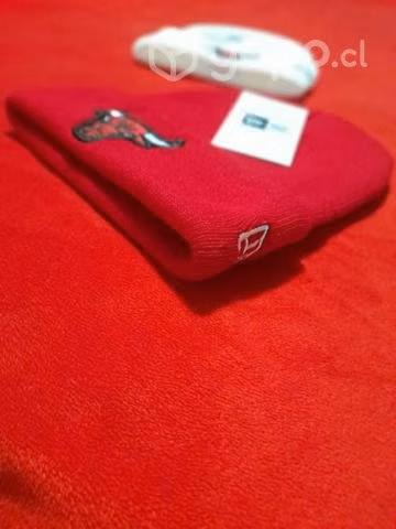 Gorro de lana Chicago bulls rojo - Imagen 4