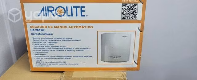Secador de Manos Automáticos HD 2001W