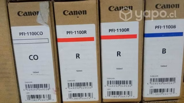 Tintas canon pfi diversos modelos originales de al