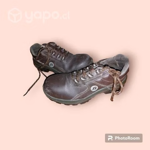 Zapatos de seguridad cafe