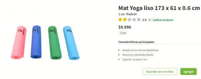 Mat de yoga - Imagen 3