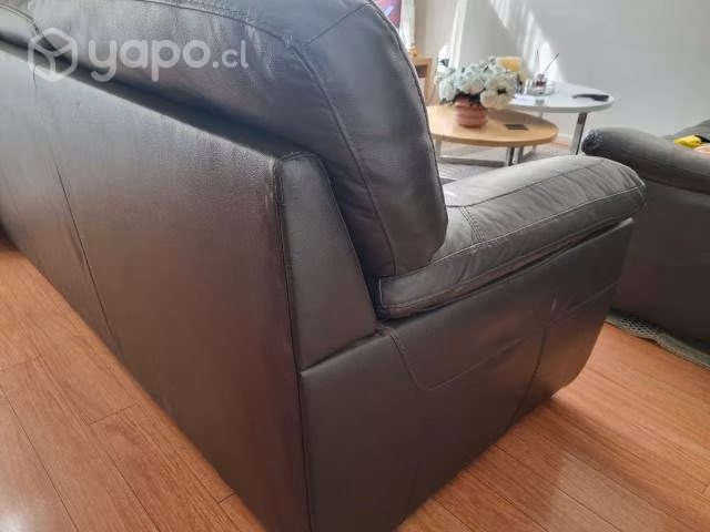 Sillón Rosen 3 cuerpos cuero