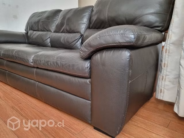 Sillón Rosen 3 cuerpos cuero