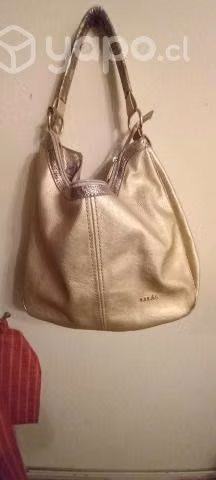 Cartera Dorada Lilas