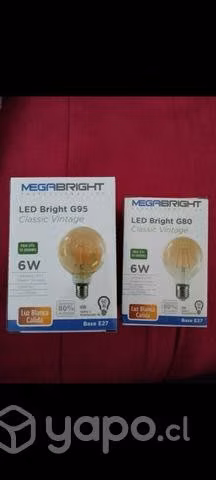 Ampolletas LED G95 y G80