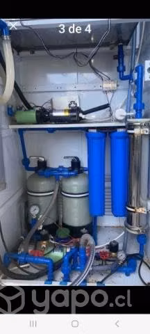 Purificadora de agua 1500 litros