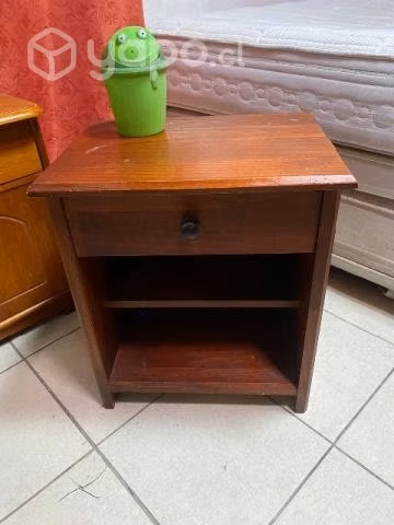 Cama nido 1/5 plaza + velador