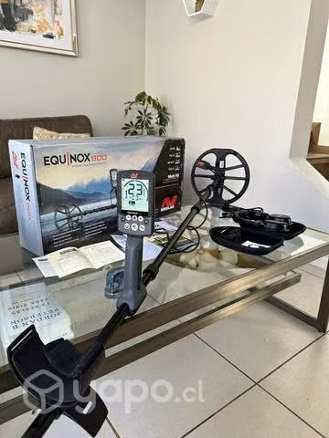 Detector de metales marca Minelab, Equinox 800
