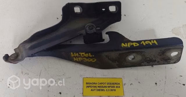 Bisagra Capot Izquierda (NPD194) Nissan NP300 4x4