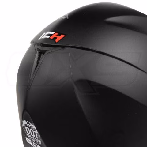 Casco moto ich 3110 abatible solid negro mate