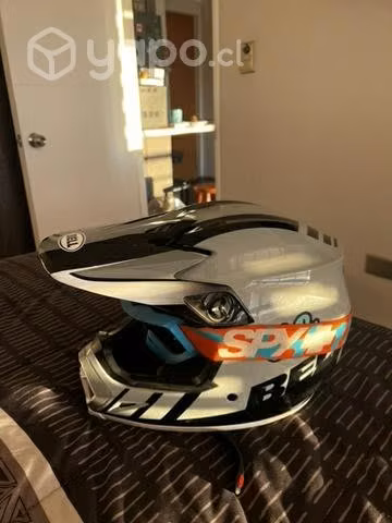 Casco moto Bell + antiparras SPY