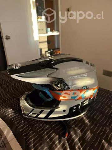 Casco moto Bell + antiparras SPY