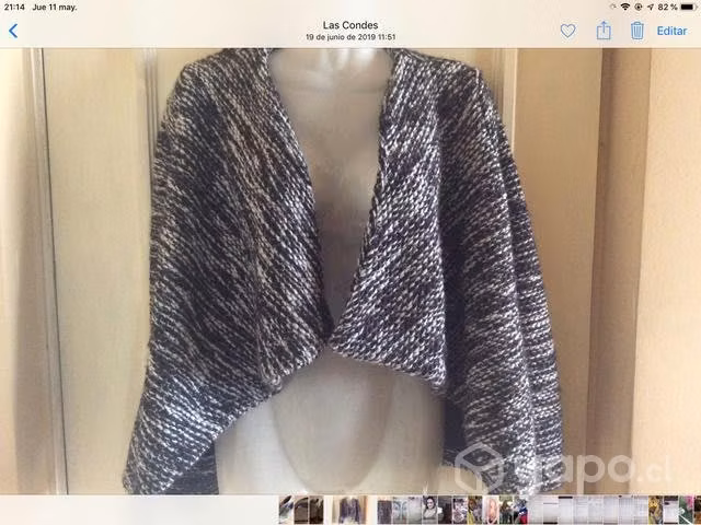 Chaqueta pie de pollo talla Small
