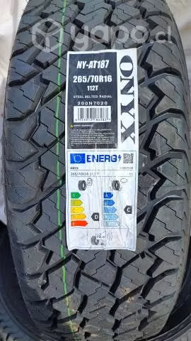 Neumaticos nuevos 265/70r16 onyx AT