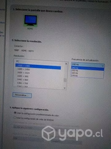 Monitor 240hz 1ms ozone - Imagen 4