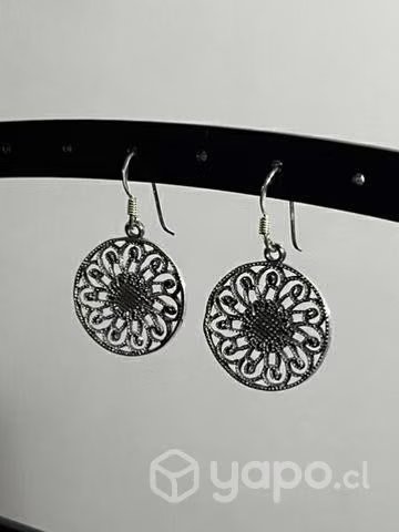 Aros de plata mujer
