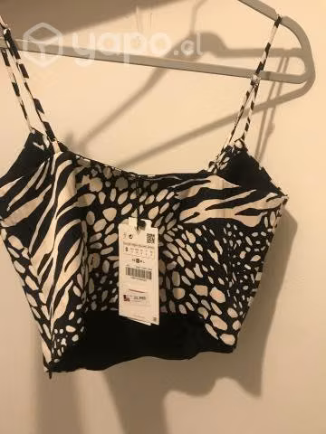 Crop tipo corsé Zara NUEVO