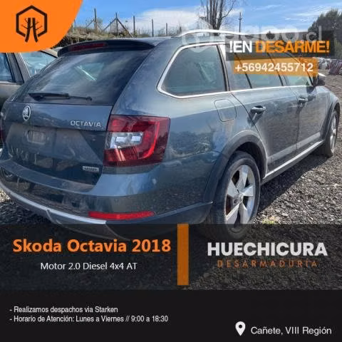 Moldura skoda octavia 2018