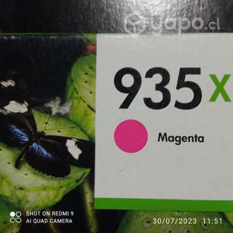 Tinta HP 935xl magenta original de alta