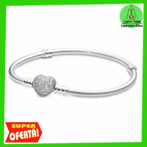 Pulsera para Mujer Charms Plateada Tipo Pandora Co